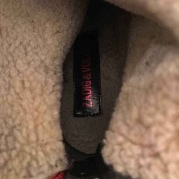 Zadig & Voltaire shearling-lined boots- 37 - Picture 5 of 8